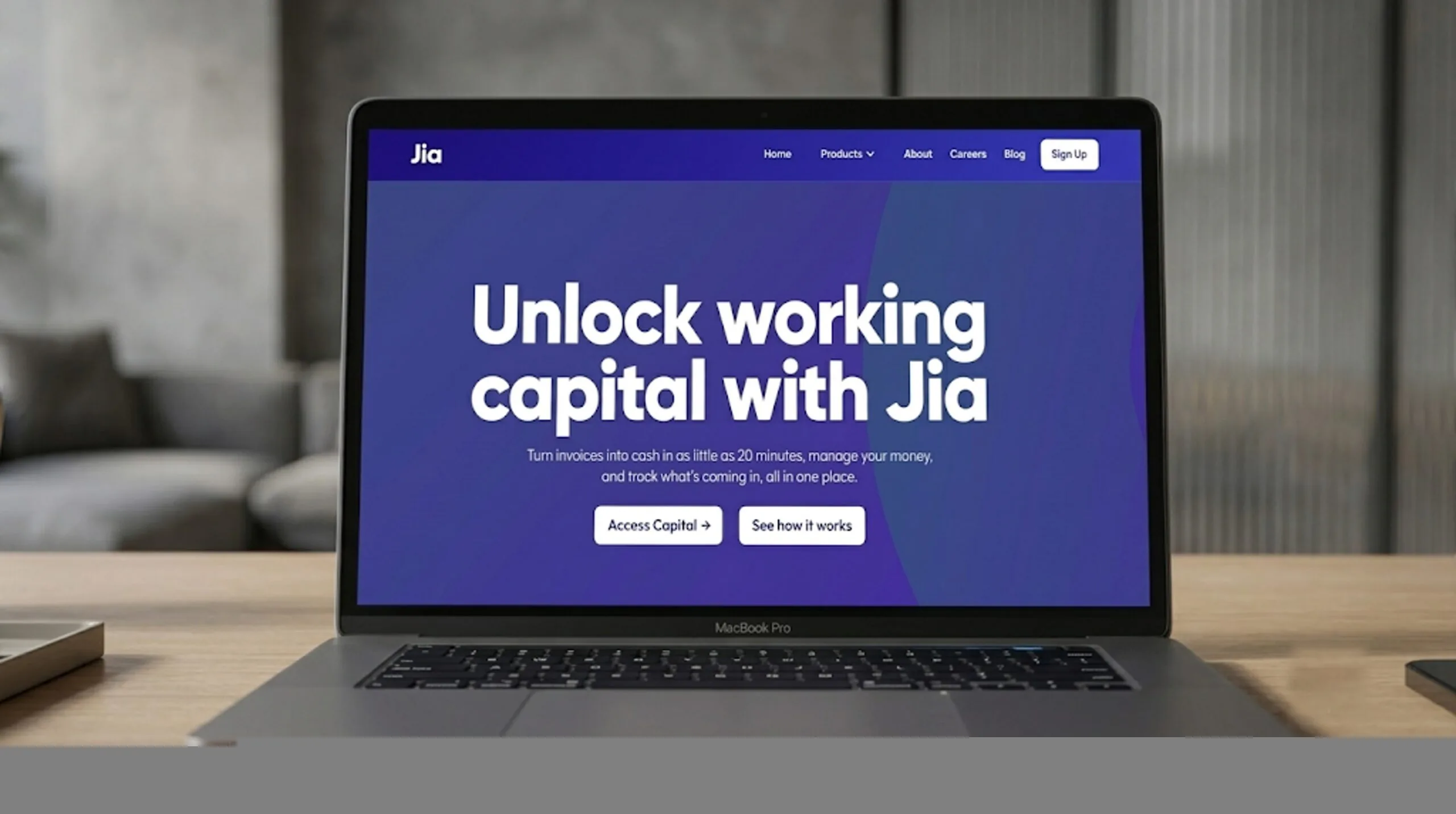 Small Business Financing DeFi representation