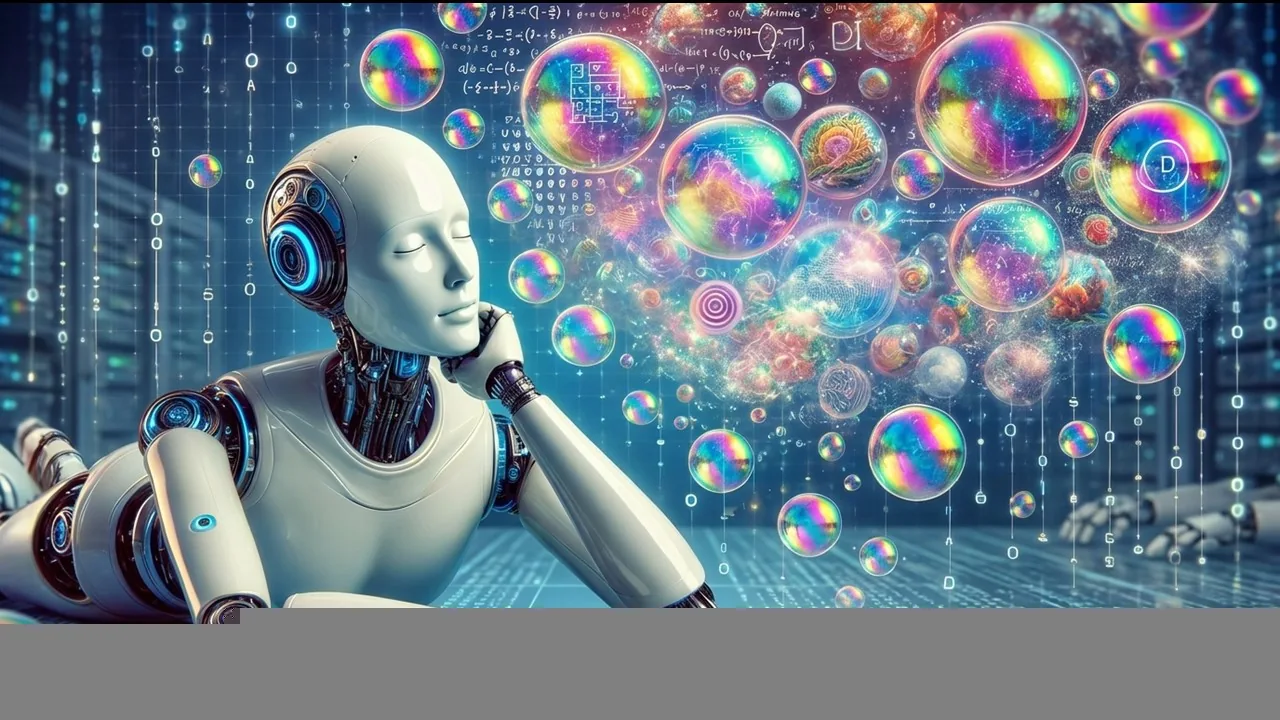 AI hallucinations abstract representation